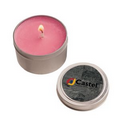 4 Oz. Fresh Cut Roses Round Tin Soy Candle